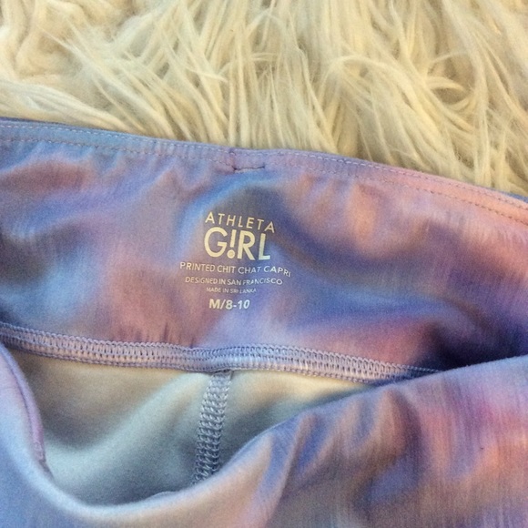 Athleta Girl Printed Chit Chat Capri Legging - Picture 7 of 7